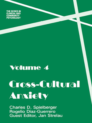 cover image of Cross Cultural Anxiety